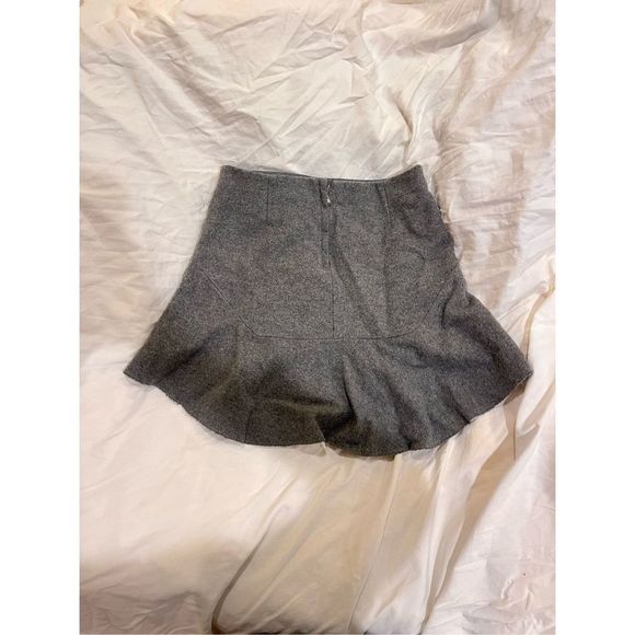 Madewell Wool Asymmetrical Structured Skirt - Picture 3 of 5